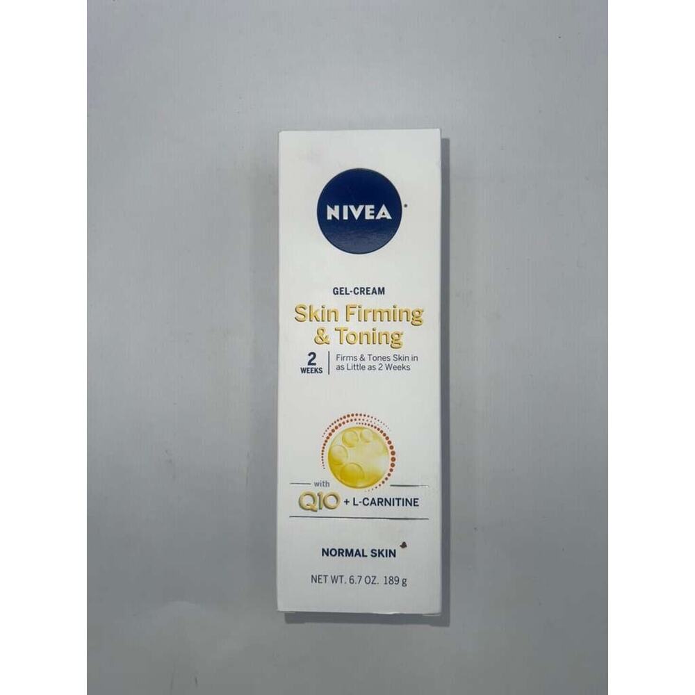 NIVEA Skin Firming & Toning Gel Cream Q10 L-Carnitine 6.7oz Normal Skin NEW